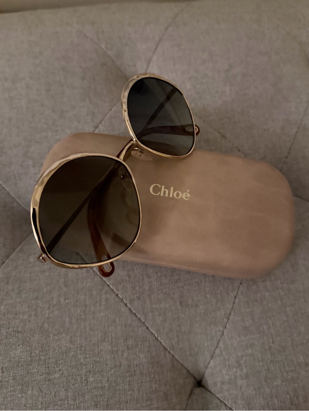 Chloé Gold Frame Sunglasses